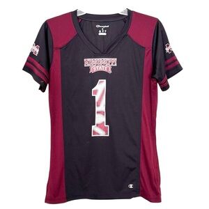 NWOT Champion Womens Size M Mississippi State Bulldogs Football Jersey Maroon